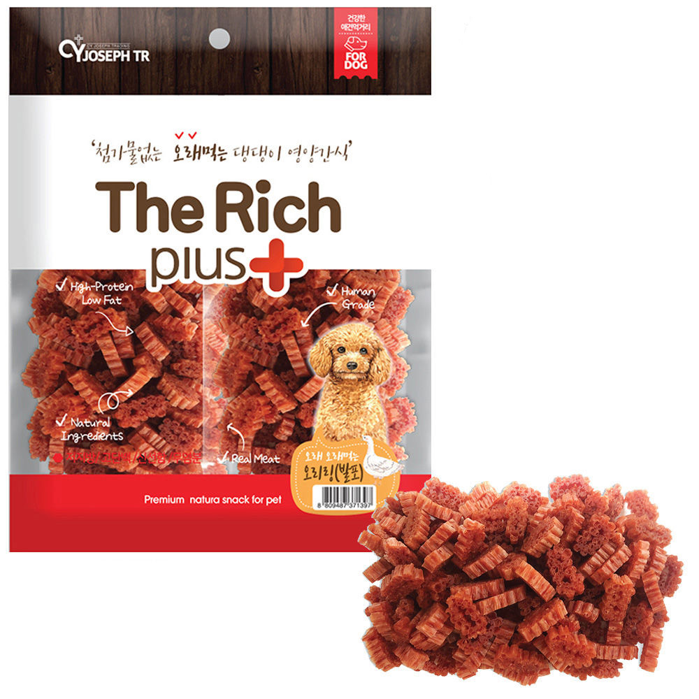CY요셉 더리치플러스 오래먹는 오리링 발포 300g (강아지 간식)