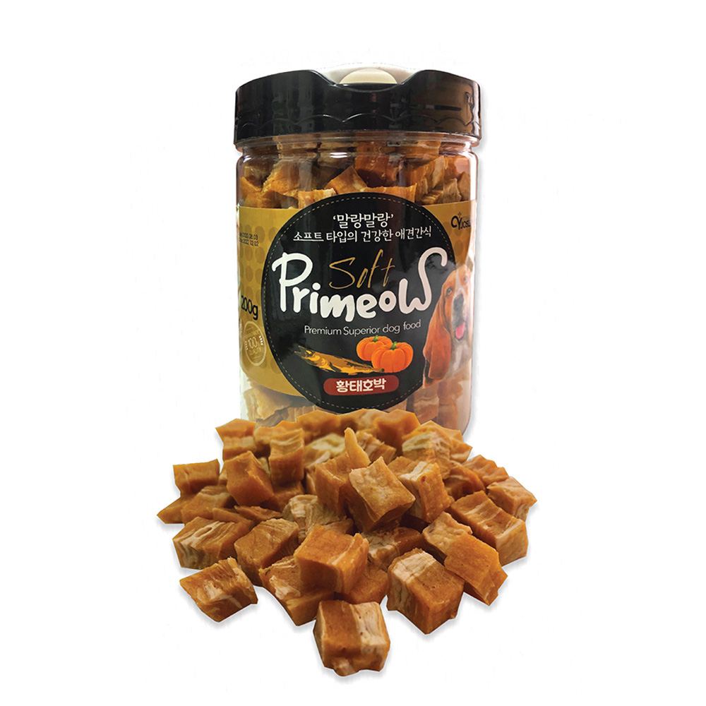 CY요셉 프리미요 통간식 200g (황태.호박) (강아지 간식)