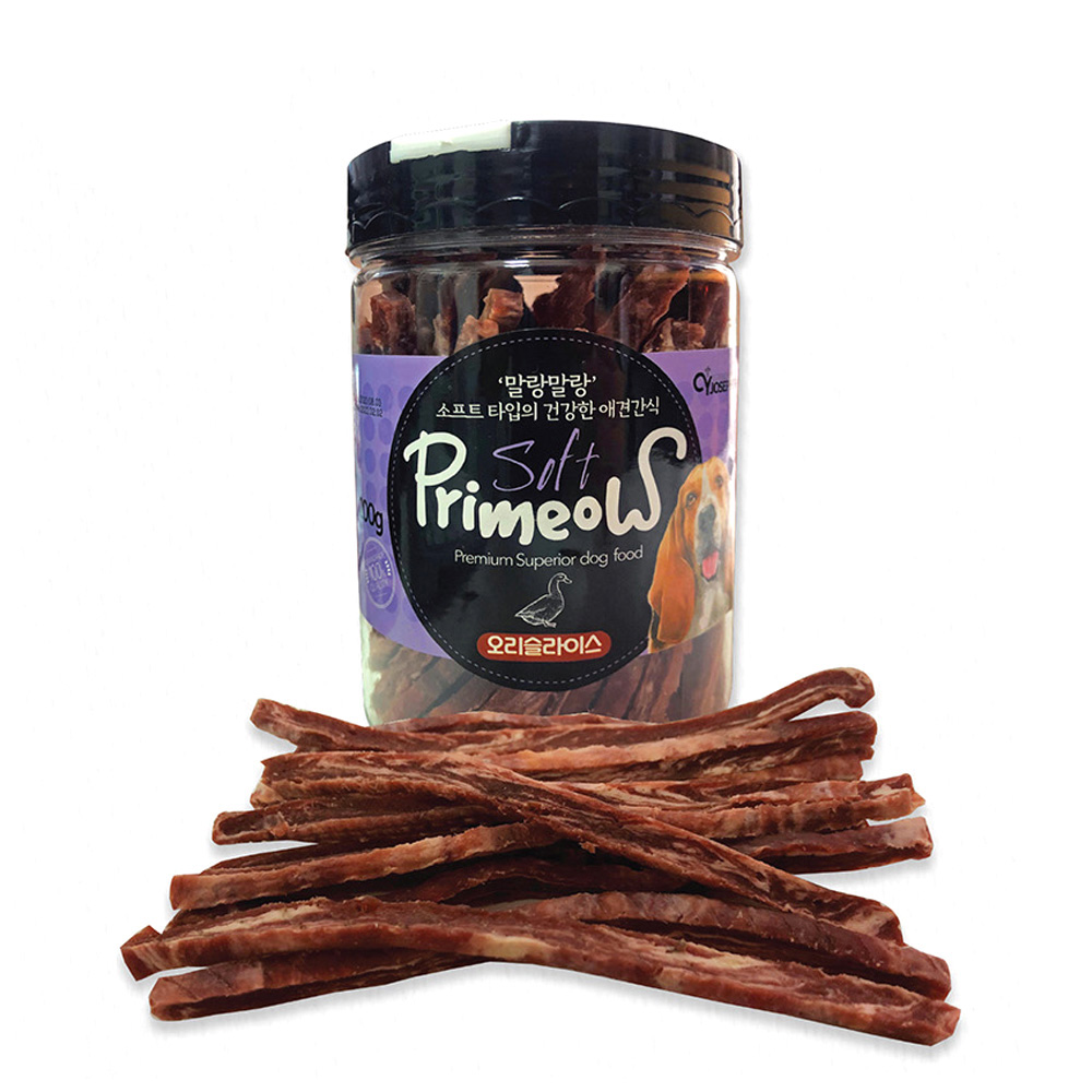CY요셉 프리미요 통간식 200g (오리슬라이스) (강아지 간식)