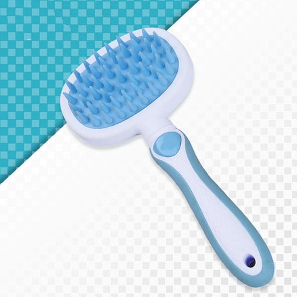 도기프렌드 펫그로 러버 마사지 애견용 브러쉬 (블루)