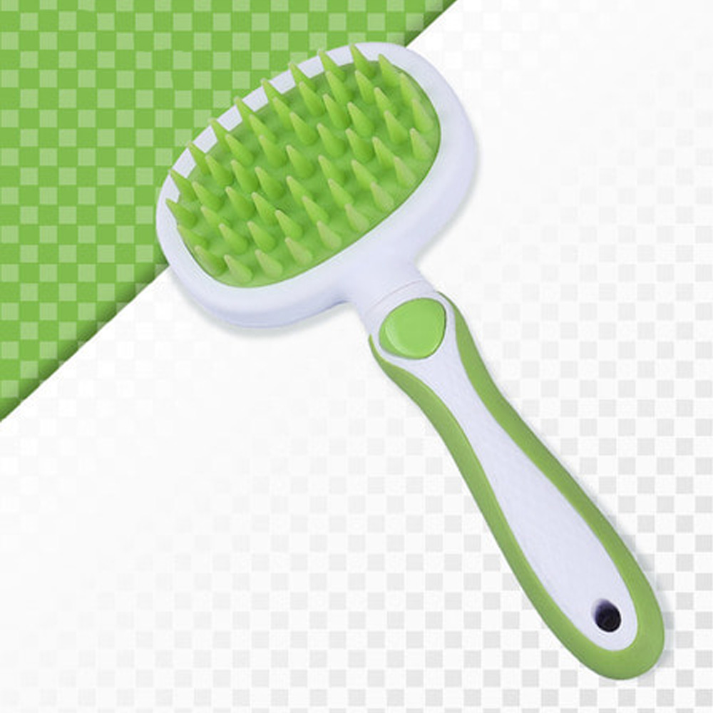 도기프렌드 펫그로 러버 마사지 애견용 브러쉬 (그린)