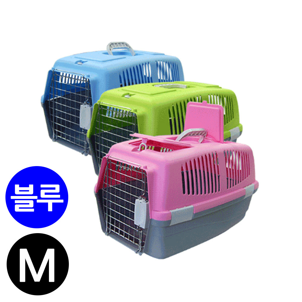 도기프렌드 칼라 애견용 이동장 (블루) (M)