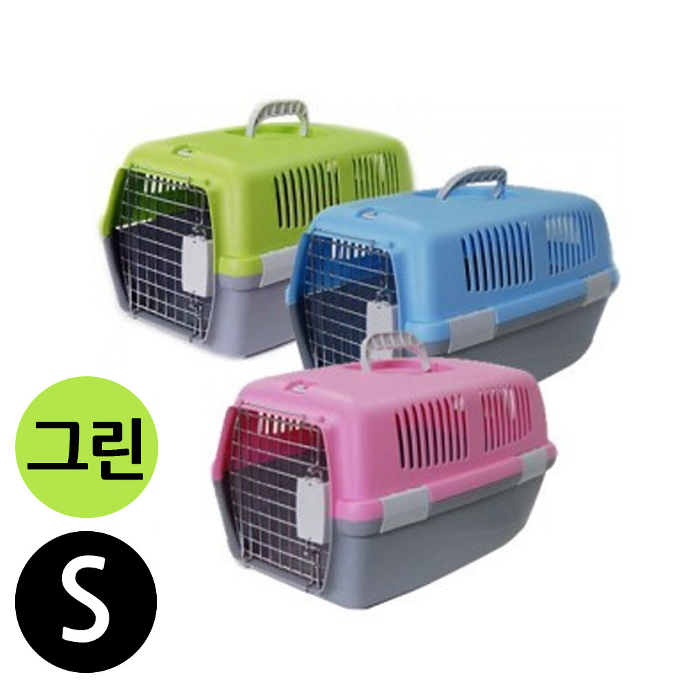 도기프렌드 칼라 애견용 이동장 (그린) (S)