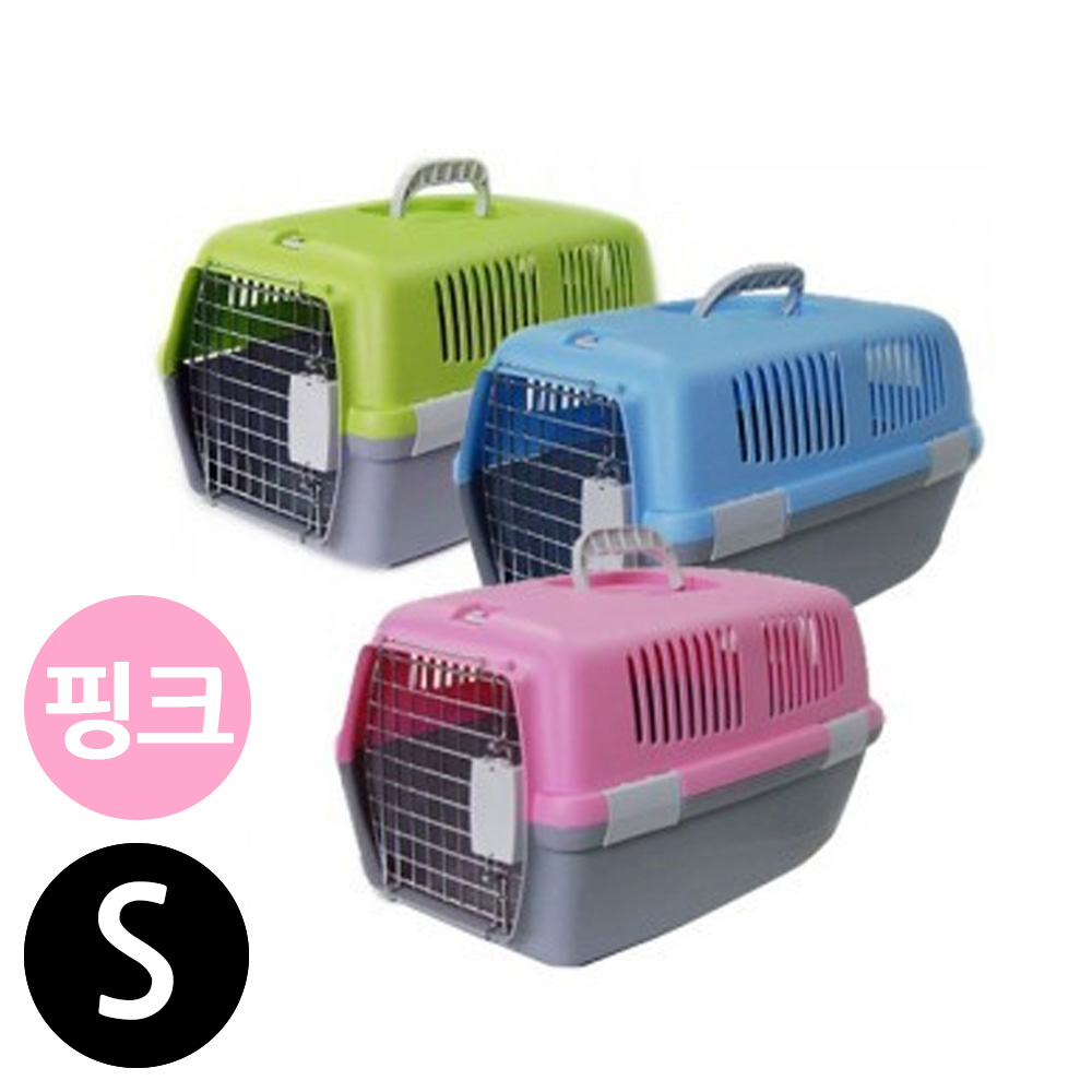 도기프렌드 칼라 애견용 이동장 (핑크) (S)