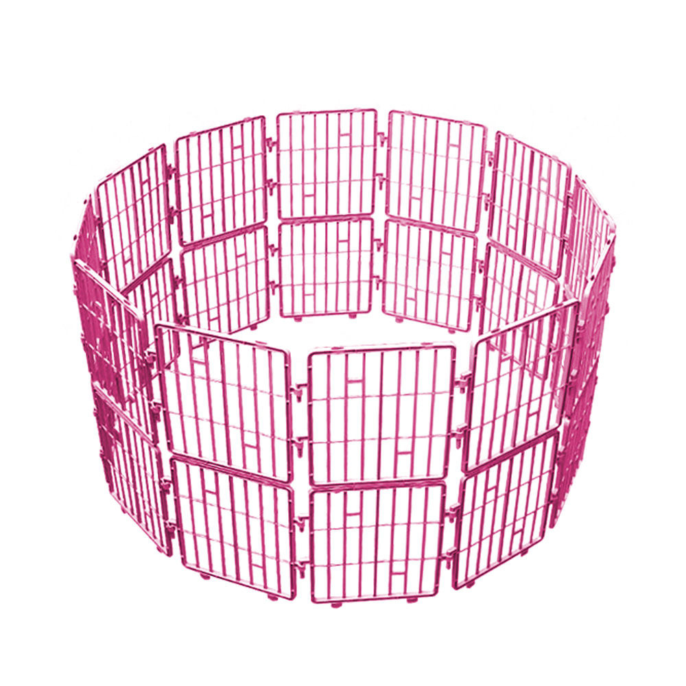 푸르미 매직 강아지 울타리 24P (핑크)