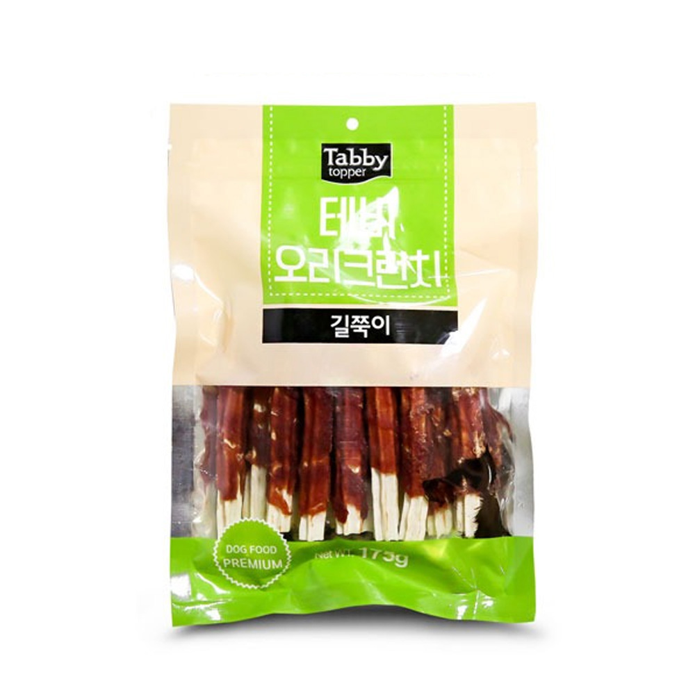테비 크런치 175g (오리) (길쭉이) (강아지 간식)