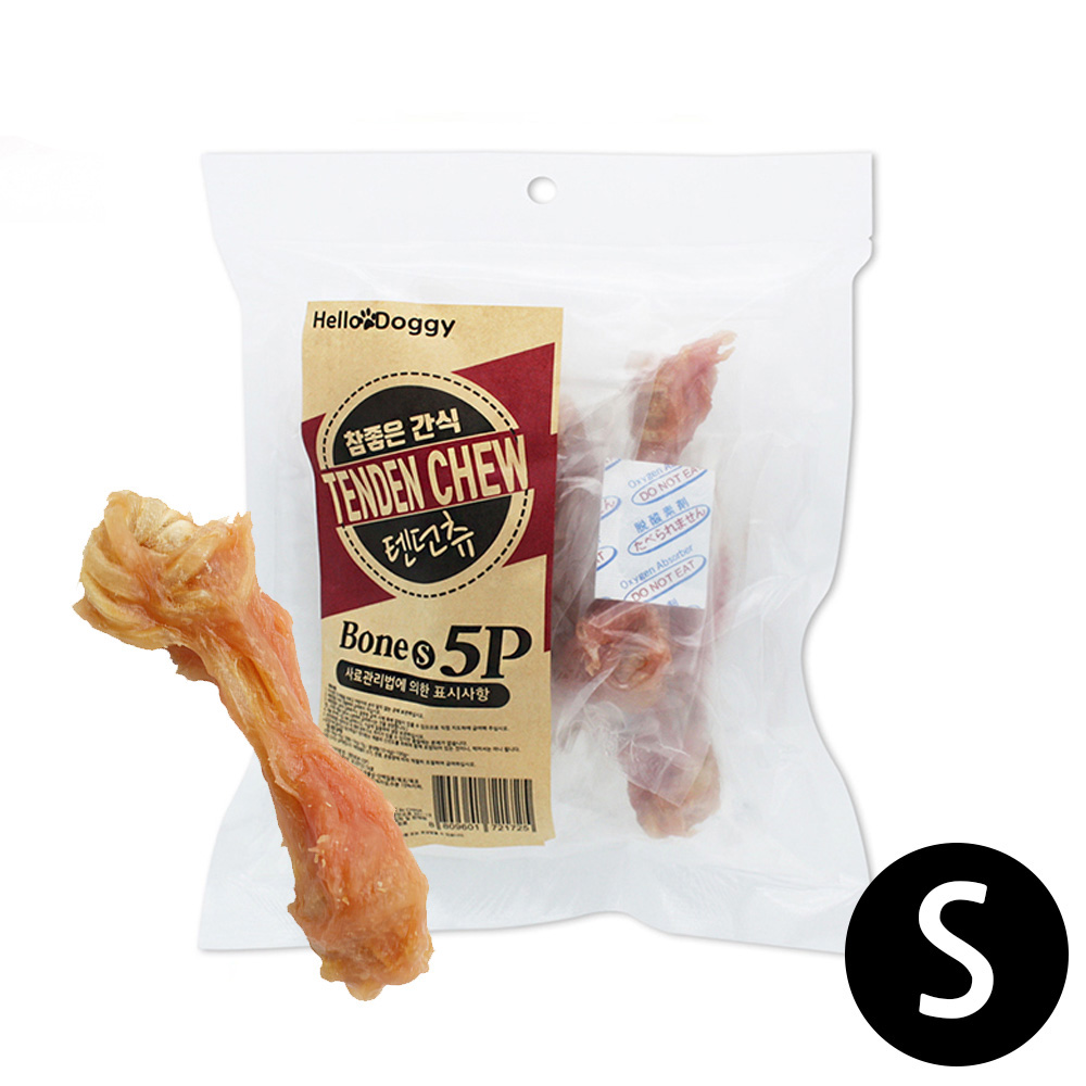 헬로도기 참좋은간식 텐던츄 본 (S) (5P) (강아지 간식)