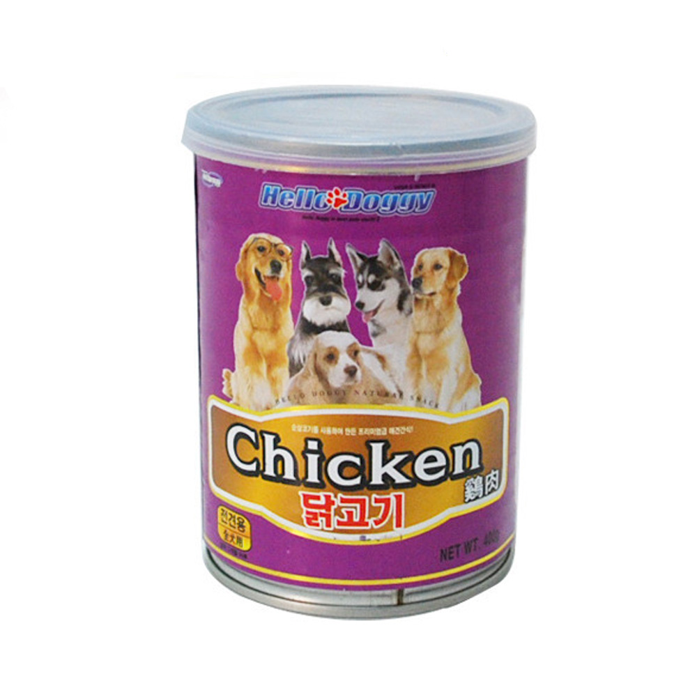 헬로도기 닭고기캔 400g (강아지 간식)