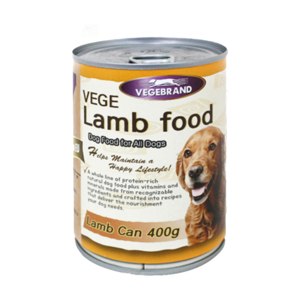 베게브랜드 양고기캔 400g (강아지 간식)