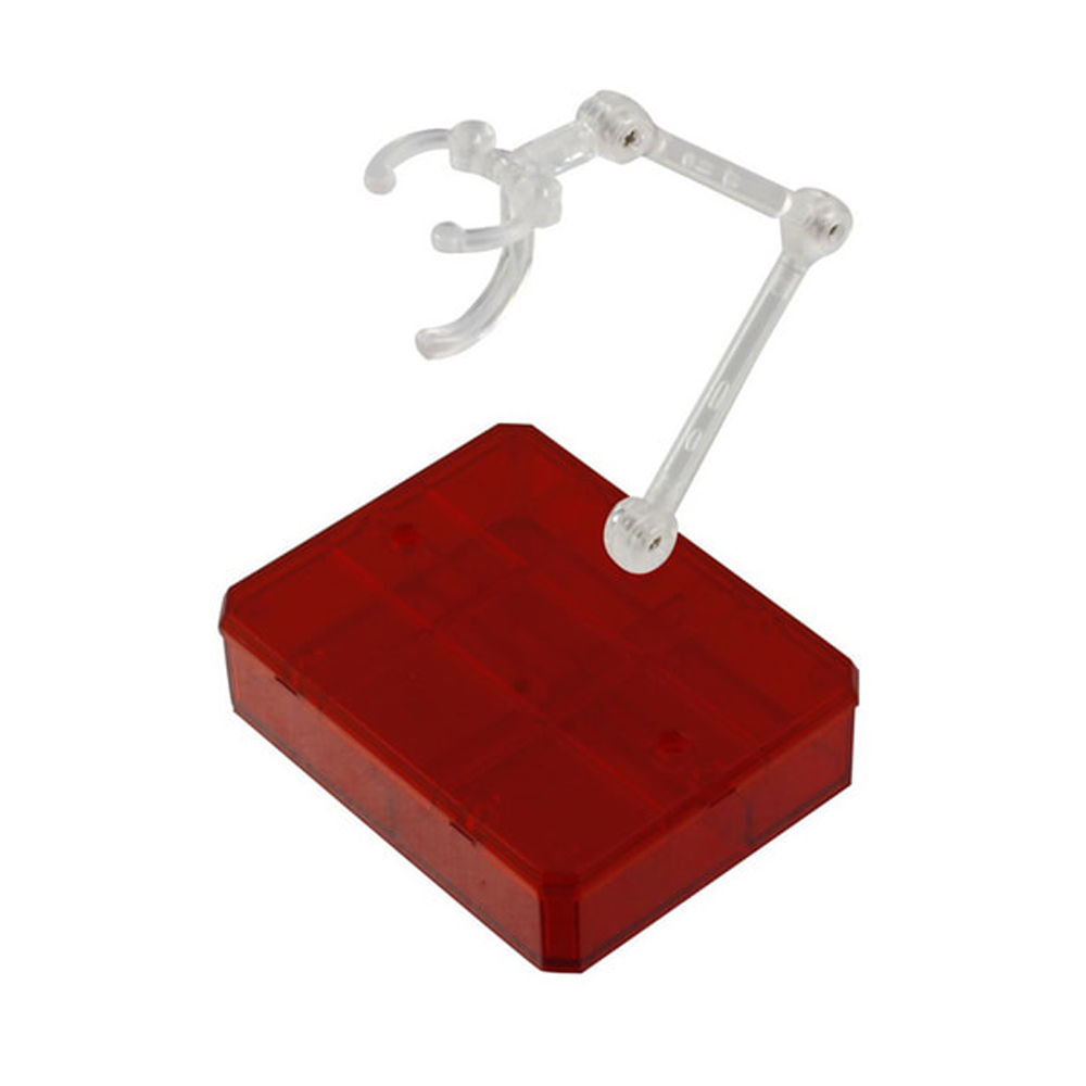 꿈그림 수납형 액션베이스 (투명빨강) (건담.피규어 등)