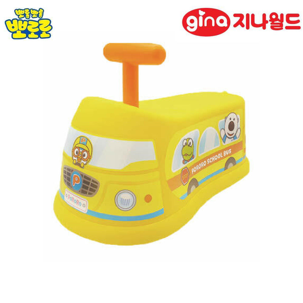 지나월드 뉴 뽀로로 롤링카 스쿨버스 (승용완구 붕붕카) (910127)