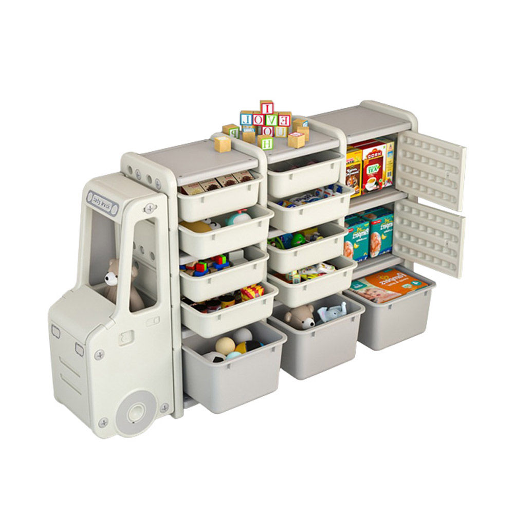 유닛키즈 대용량 자동차 5단 수납정리함(3x3)(14994) (미조립)