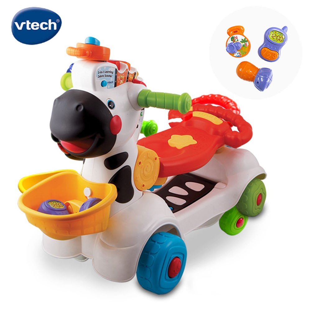 브이텍 3단계 말하는얼룩말 스쿠터(V112603)