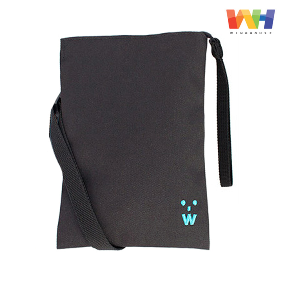 윙하우스 윙스트릿 W 핸드폰가방 (블랙)