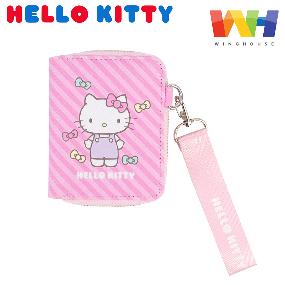 윙하우스 헬로키티 하트 스트랩 지갑