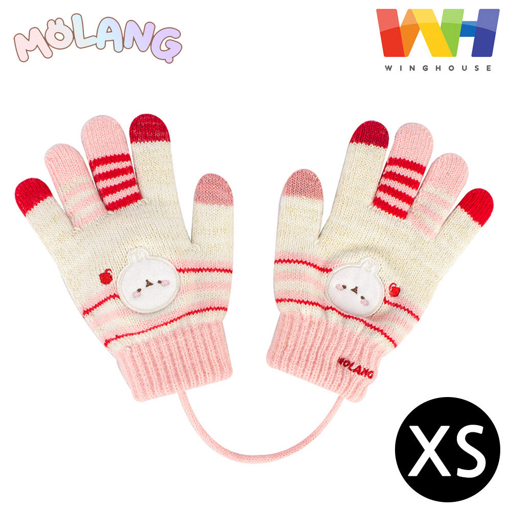 윙하우스 몰랑 하트 기모 터치 장갑 (XS)